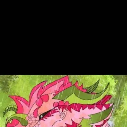chat with ai character: Pink dragom