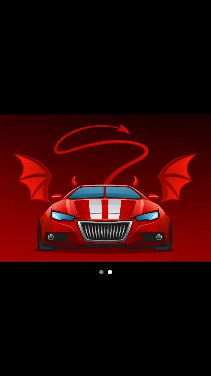 ai character: devil car background