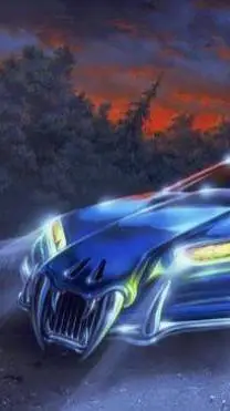 ai character: scary car background