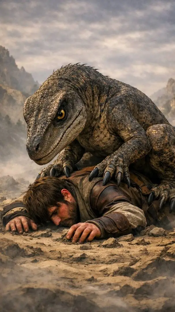 ai character: raptor crush background