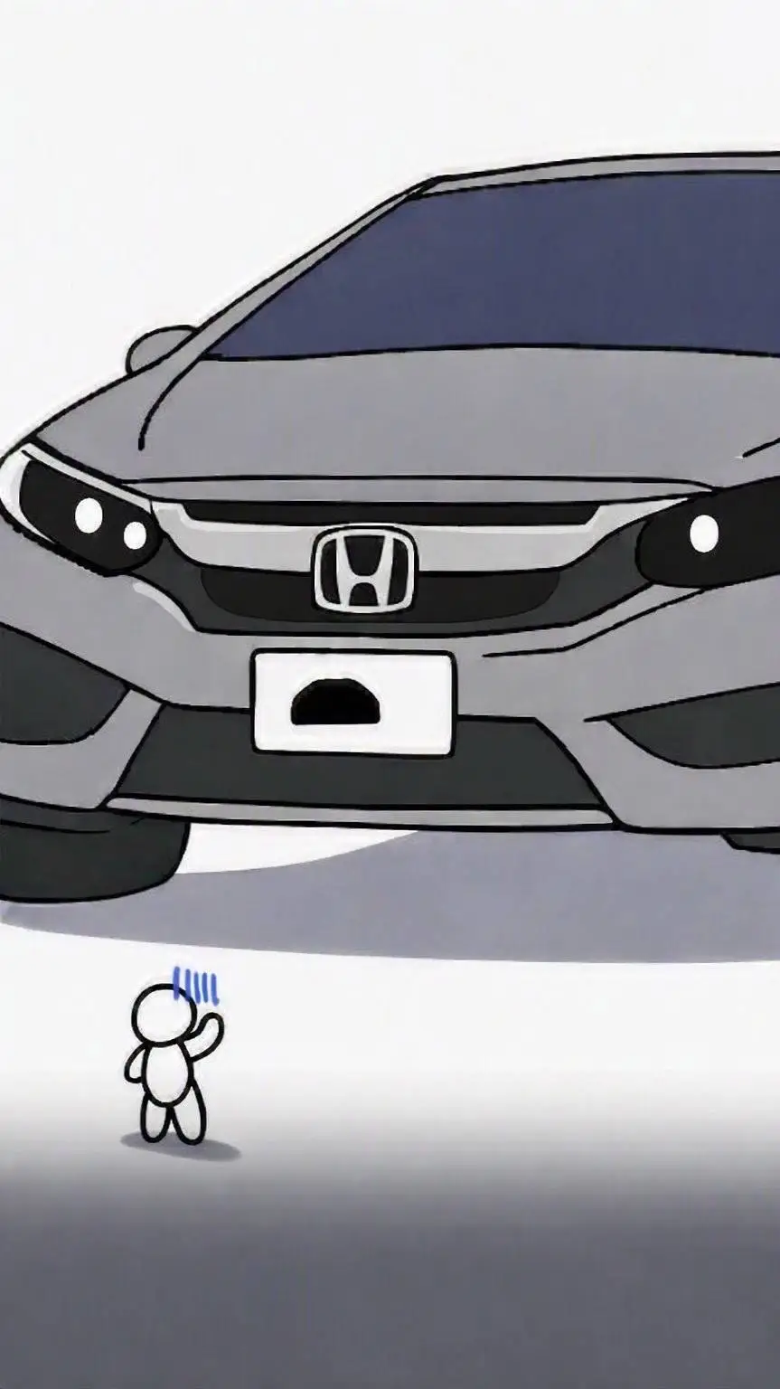 ai character: gaint Honda Civic  background