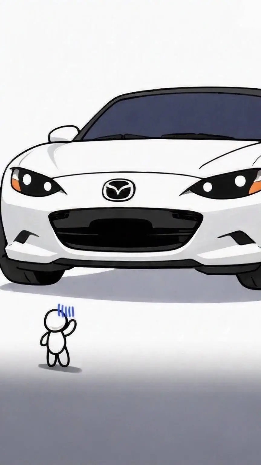 ai character: giant Mazda  background