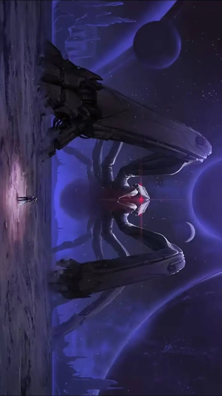 ai character: Robot Spider background