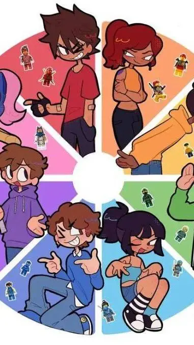 ai character: ninjago background