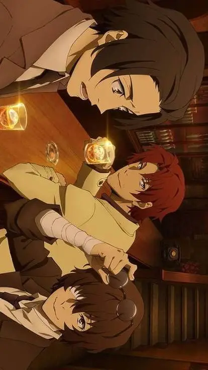 ai character: dazai,ango,odasaka background