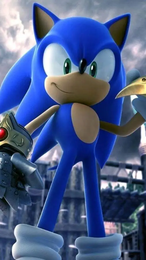 ai character: Sonic background