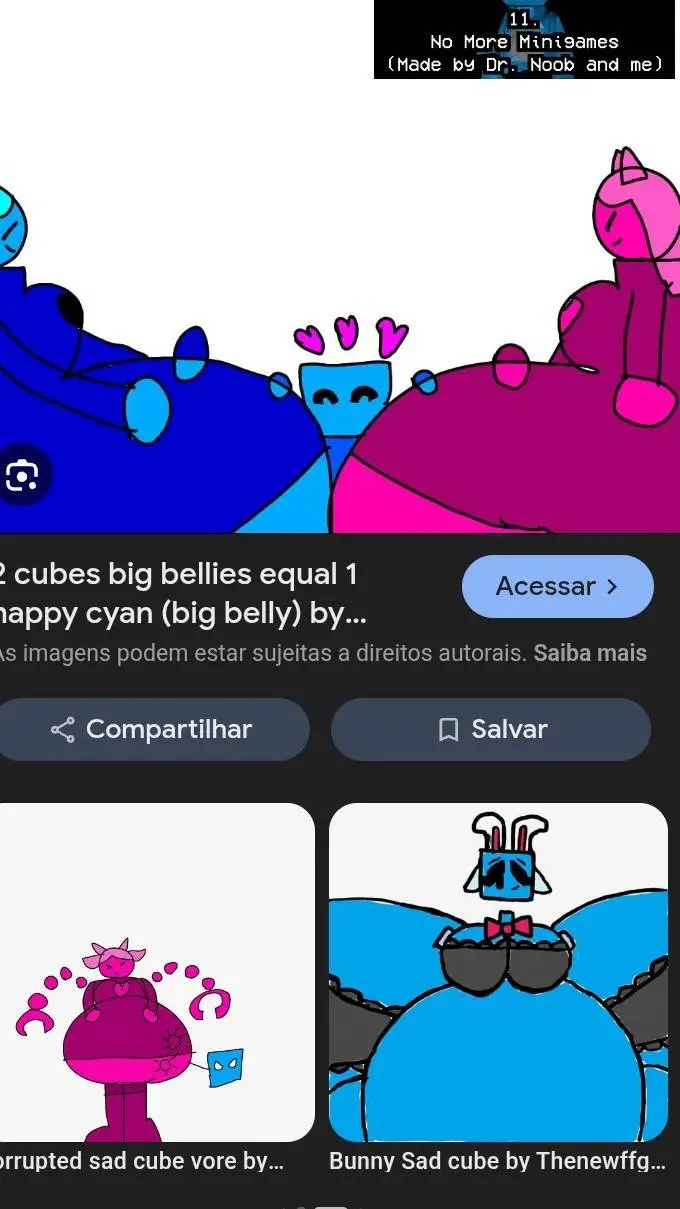 ai character: fat cubes background