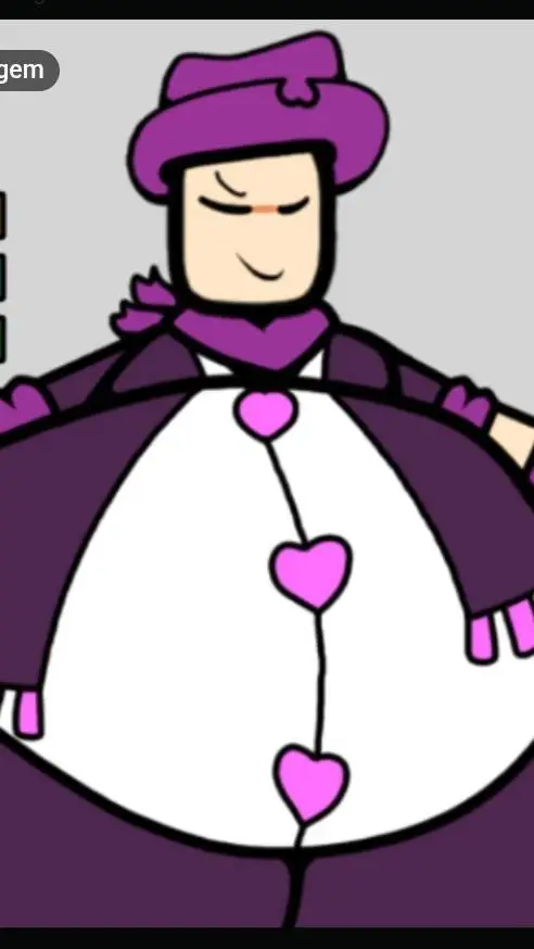 ai character: fat loveshot girl background