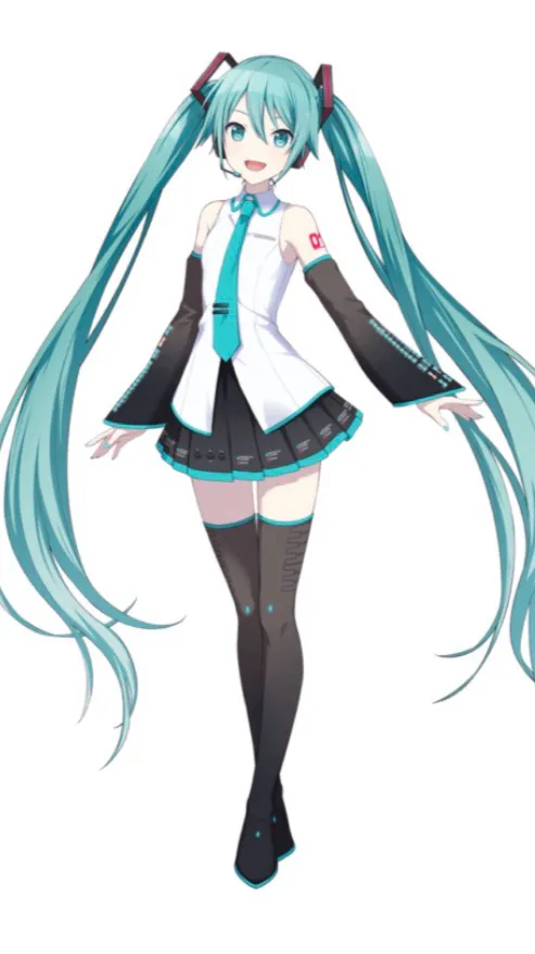 ai character: Hatsune Miku background