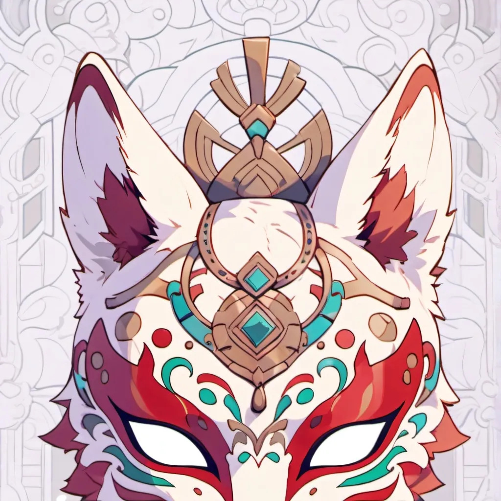 chat with ai character: A fox mask
