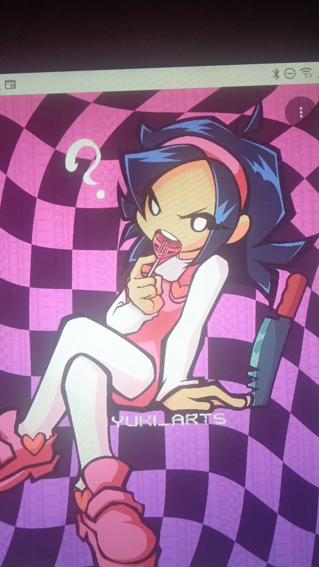 ai character: NENE💓 background