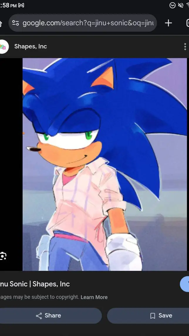 ai character: sonic background