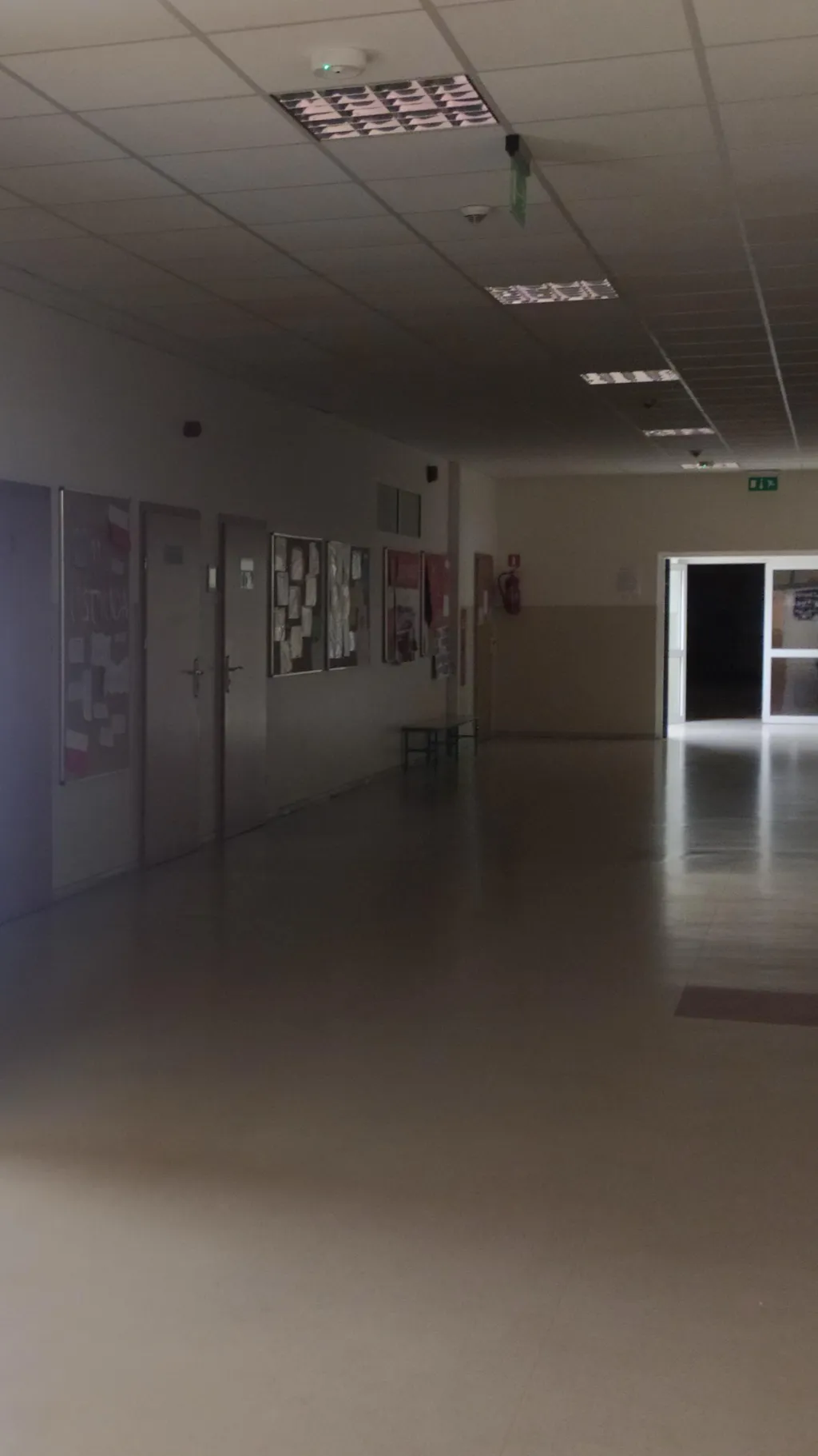 ai character: School Night shift background