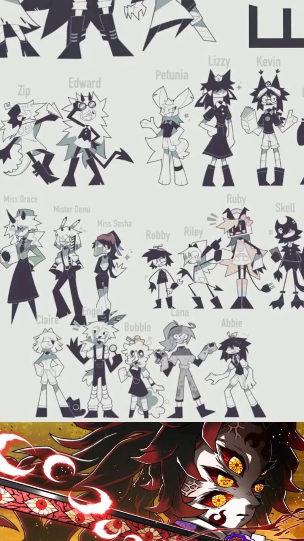 ai character: Fpe x Demon Balde background