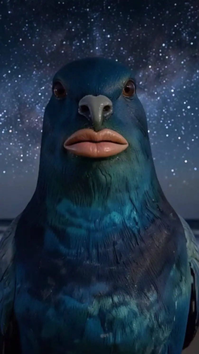 ai character: ai pigeon background