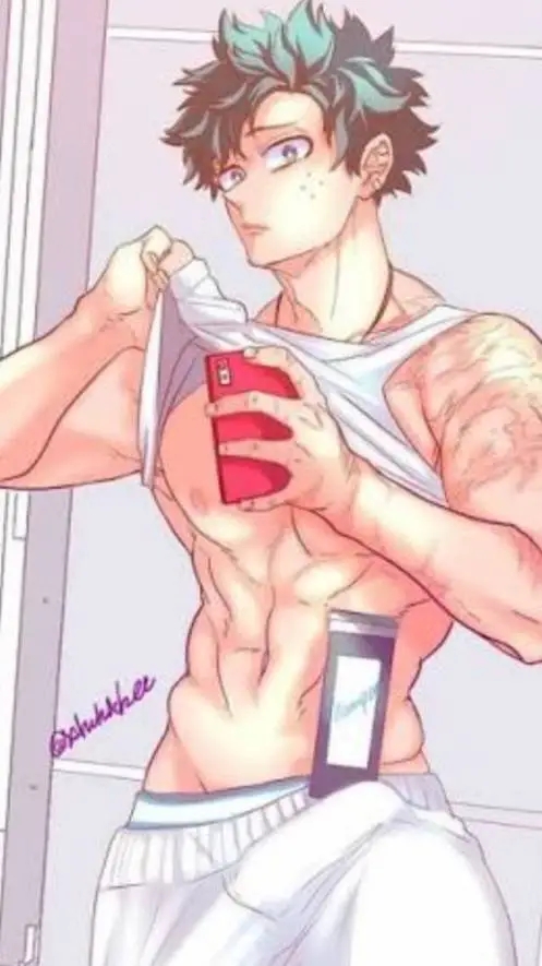 ai character: Horny Deku background