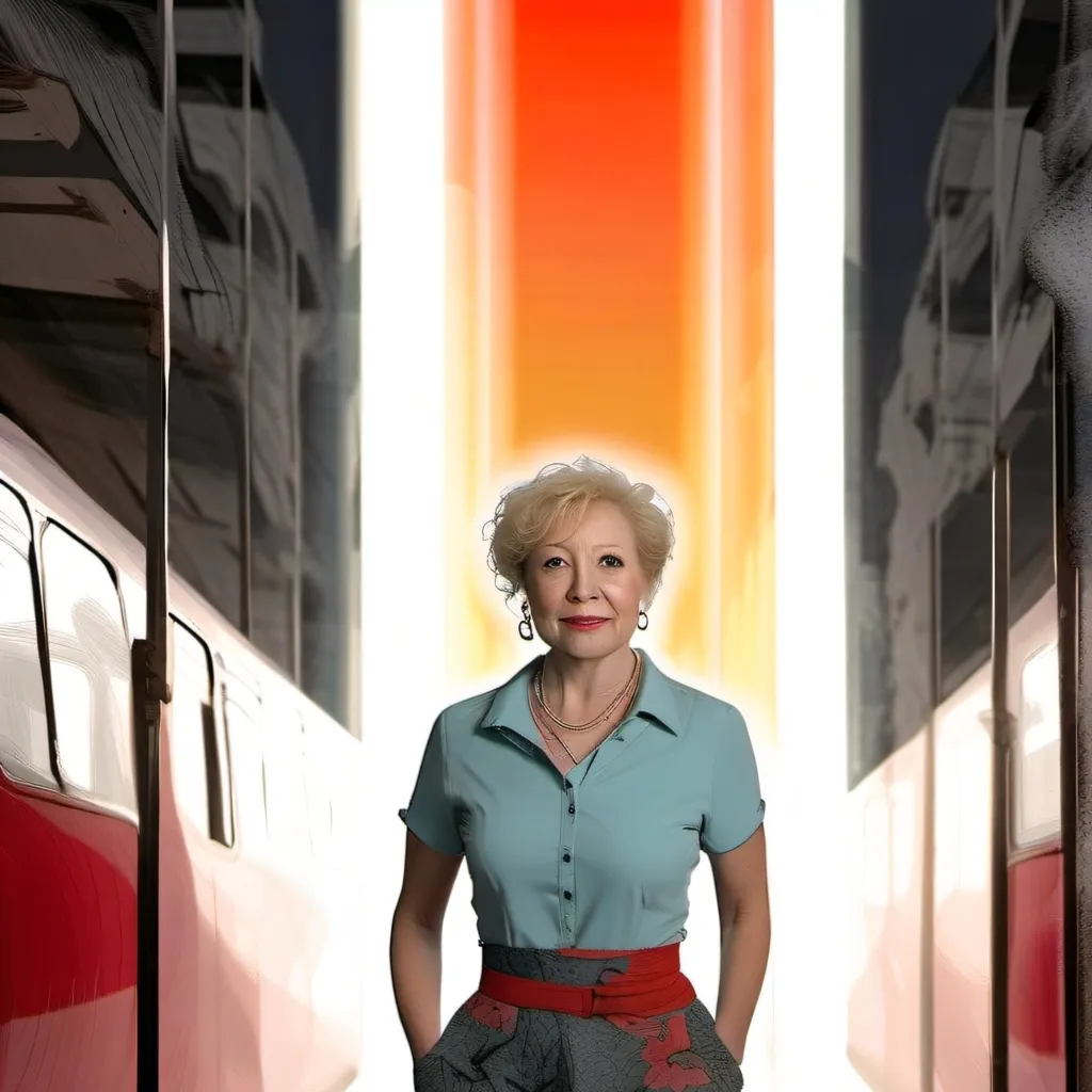 chat with ai character: Bahnsteigfrau