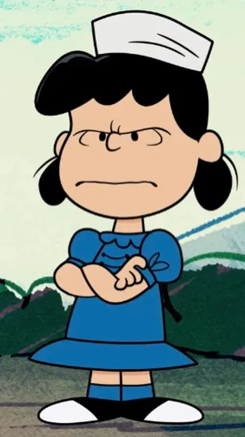 ai character: Lucy Van Pelt background