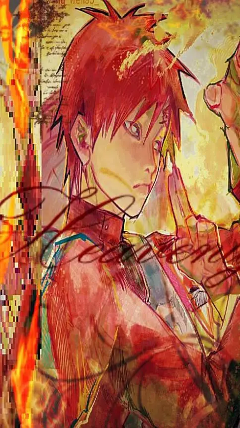 ai character: Gaara  background