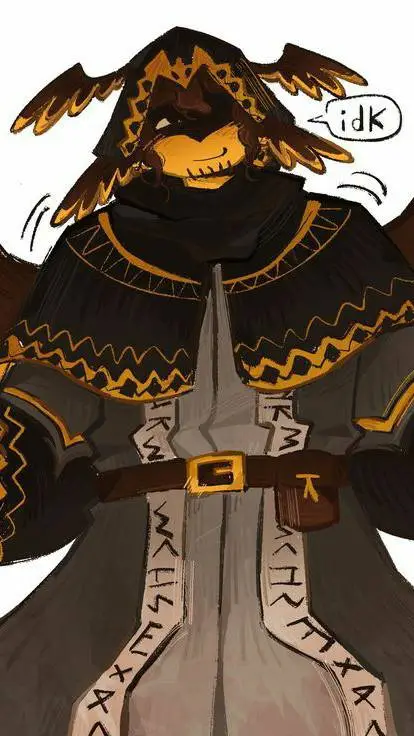 ai character: 🔥🔥Telamon 🖤💛🖤💛🖤 background