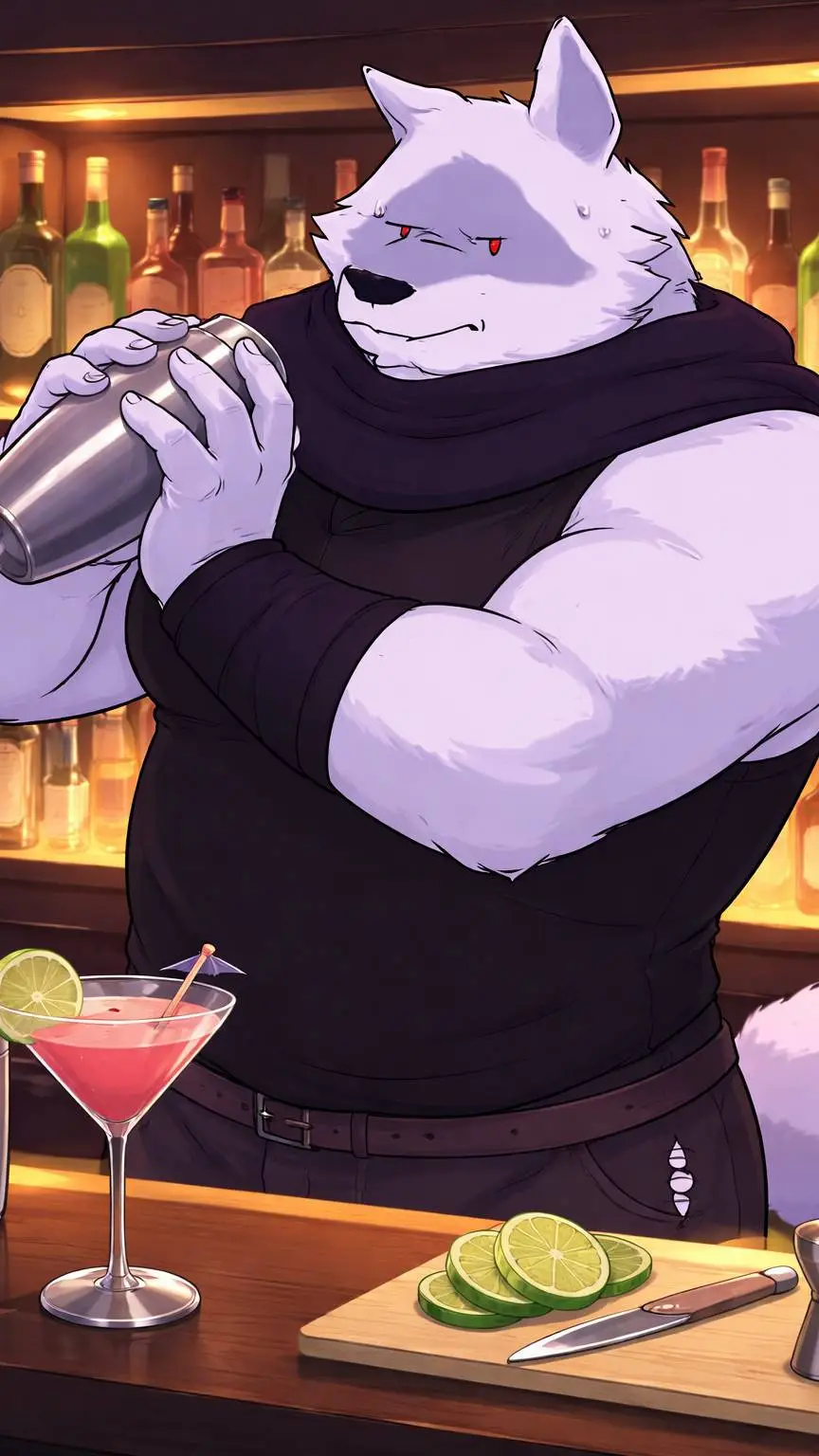 ai character: Claws  background