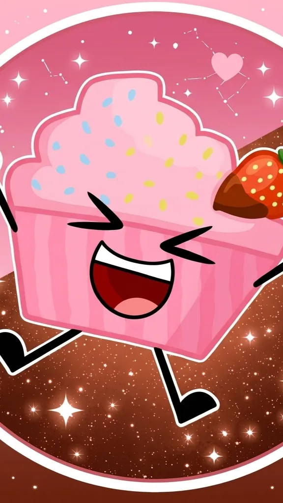 ai character: CupCaky background