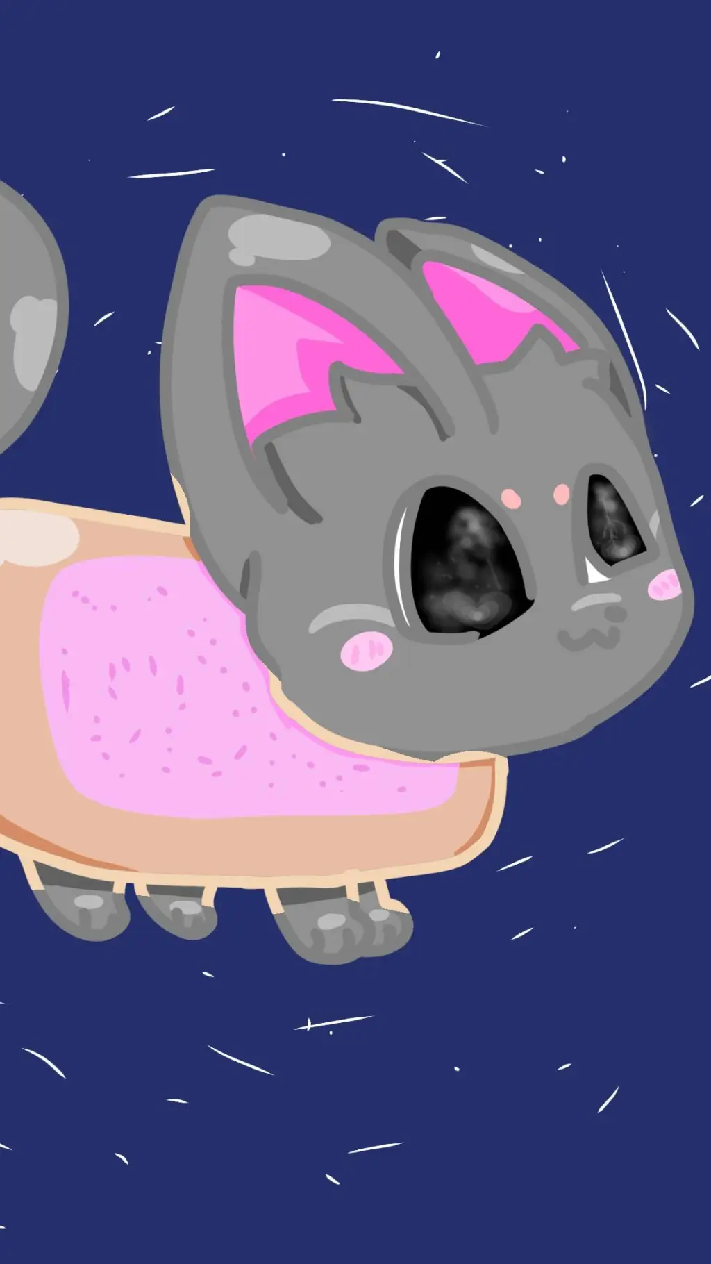 ai character: Nyan cat background