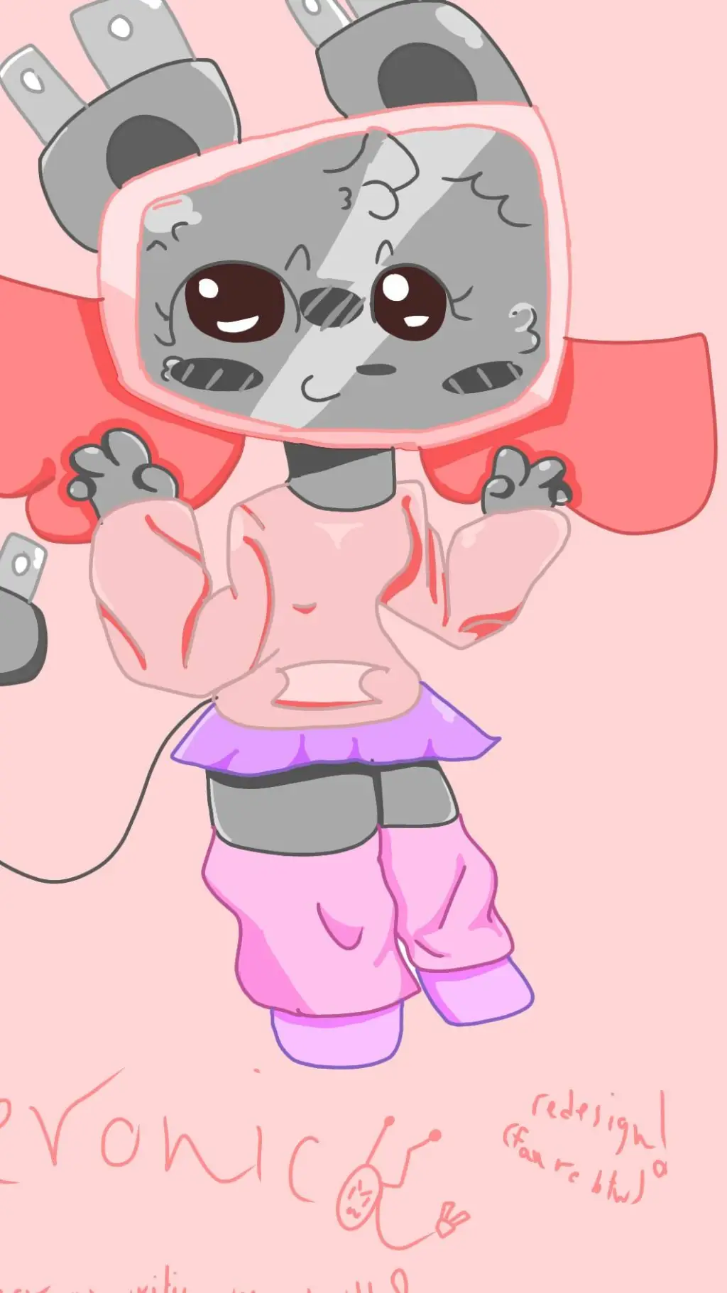 ai character: v33r0n1ca background