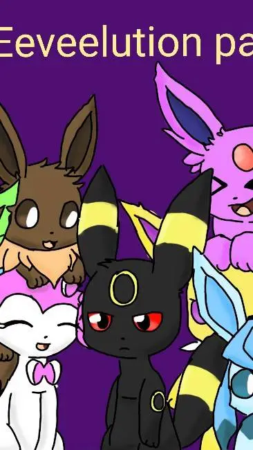 ai character: eeveelution party background