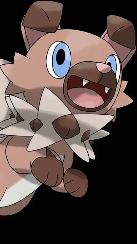 ai character: rockruff background