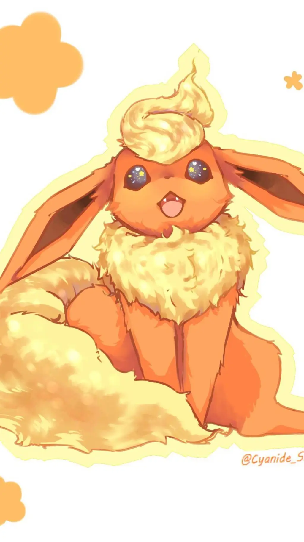 ai character: flareon background