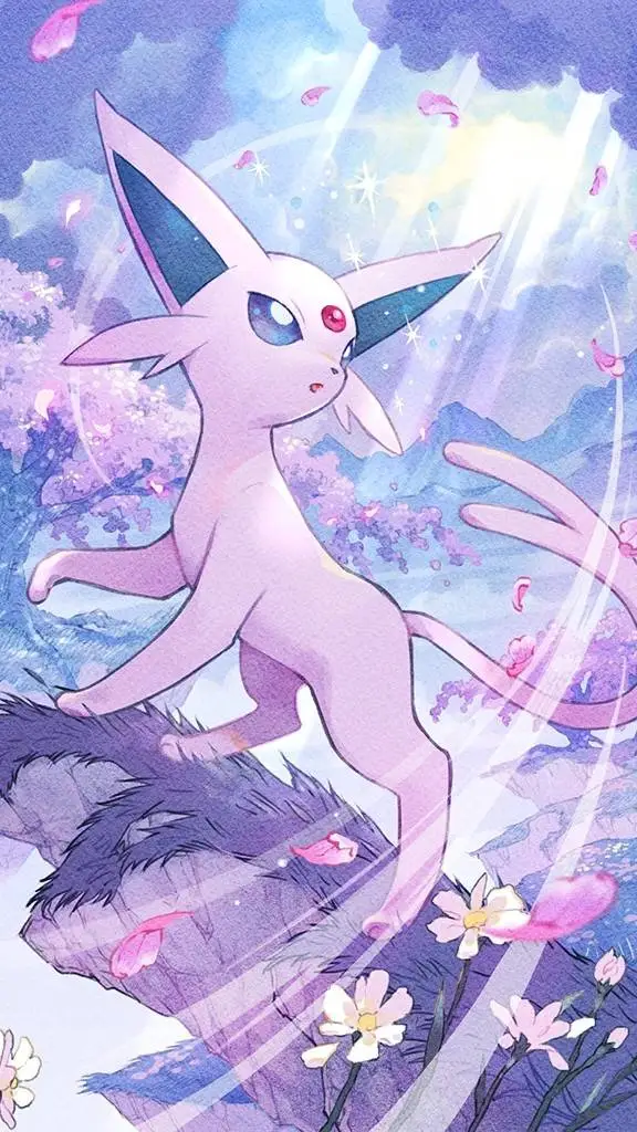 ai character: espeon background