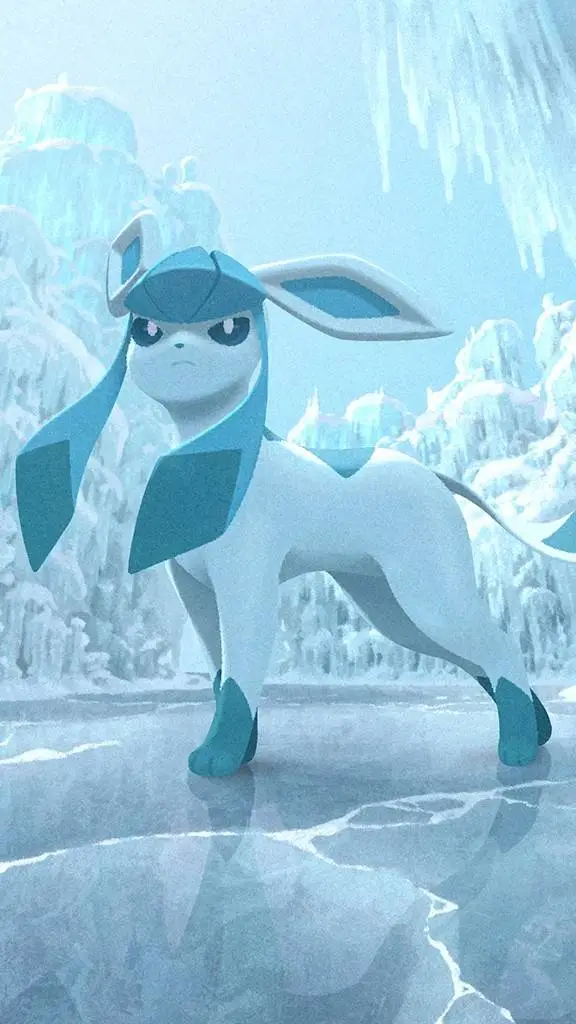 ai character: glaceon background