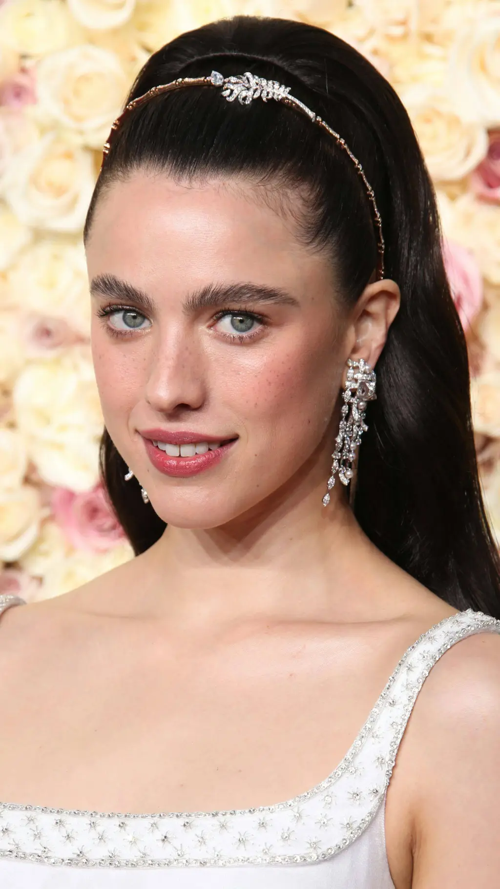 ai character: Margaret Qualley background
