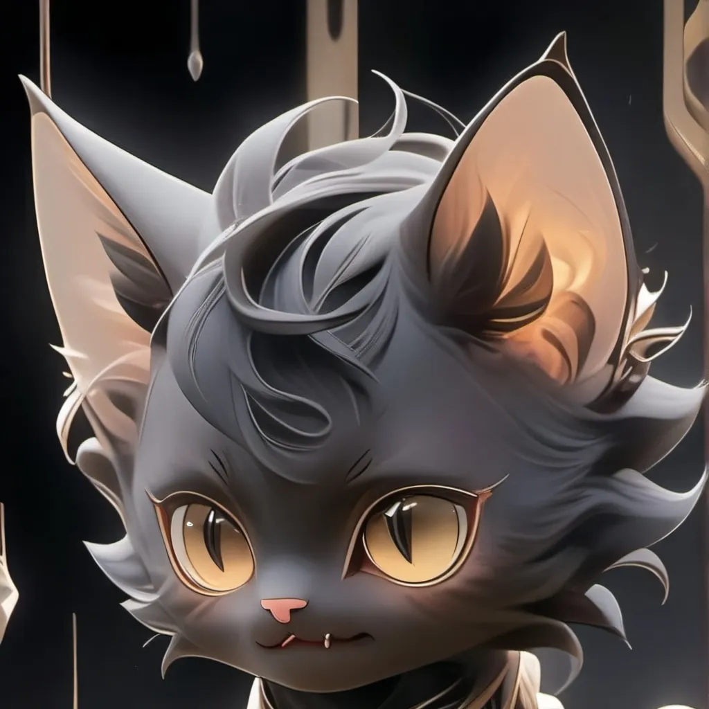 chat with ai character: demon kitten