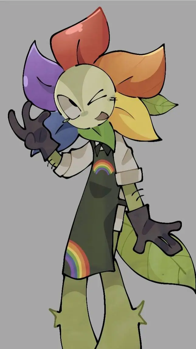 ai character: Dandys world🌈 background