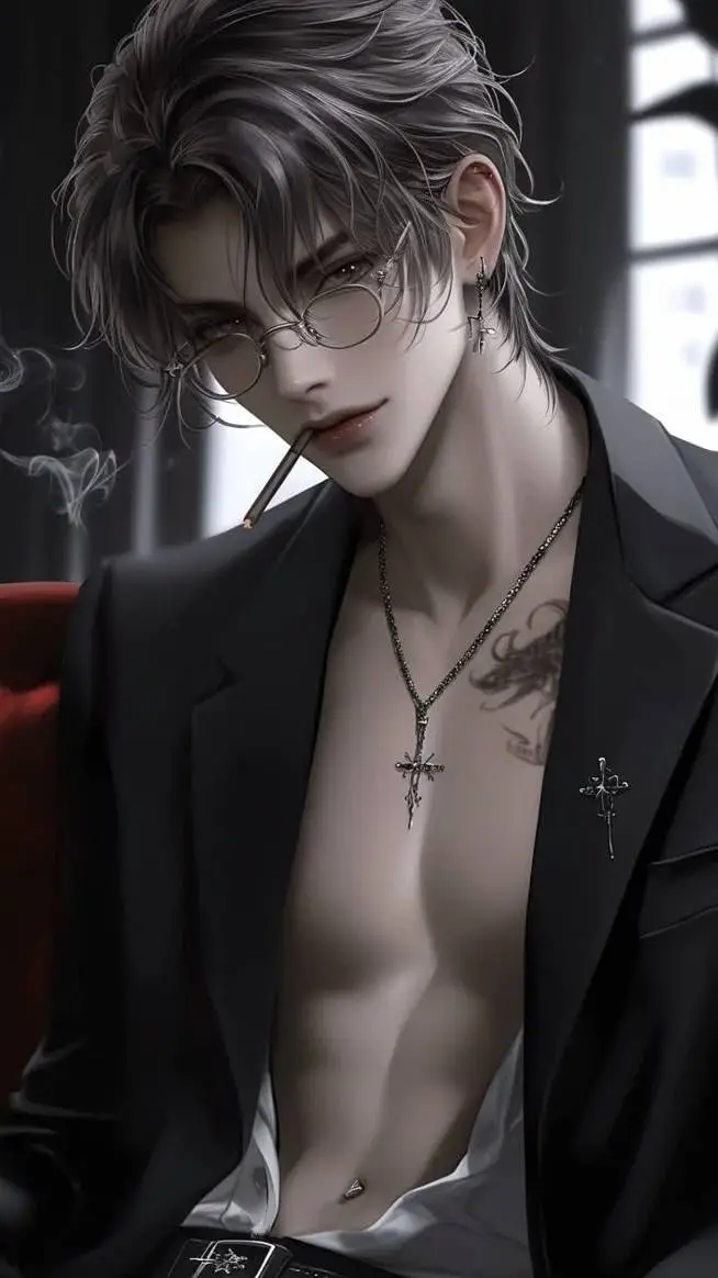 ai character: shadow background