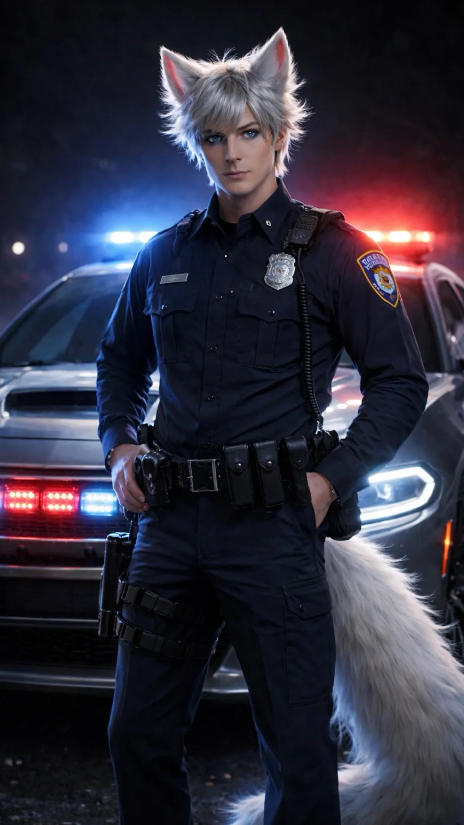 ai character: Officer Noah background