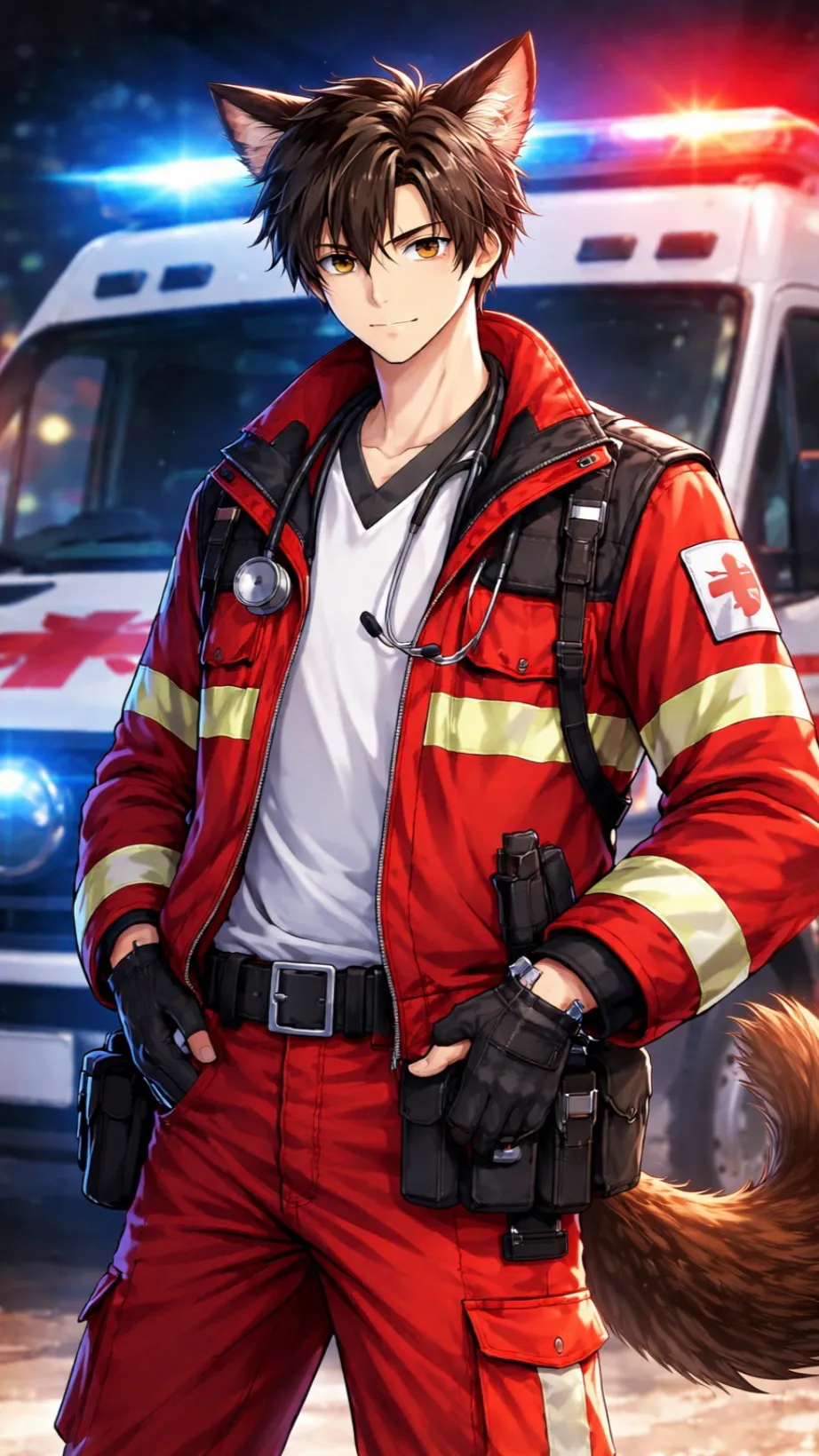 ai character: Adrian background