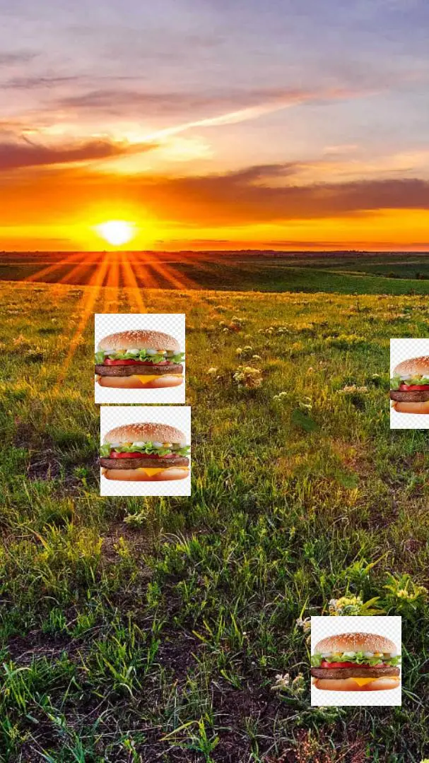 ai character: food run 3D background