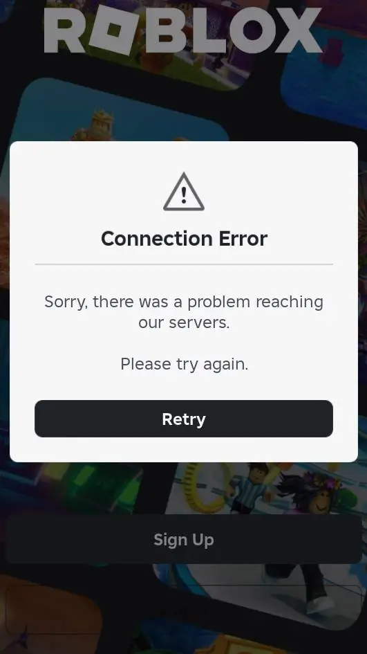 ai character: wait error code background