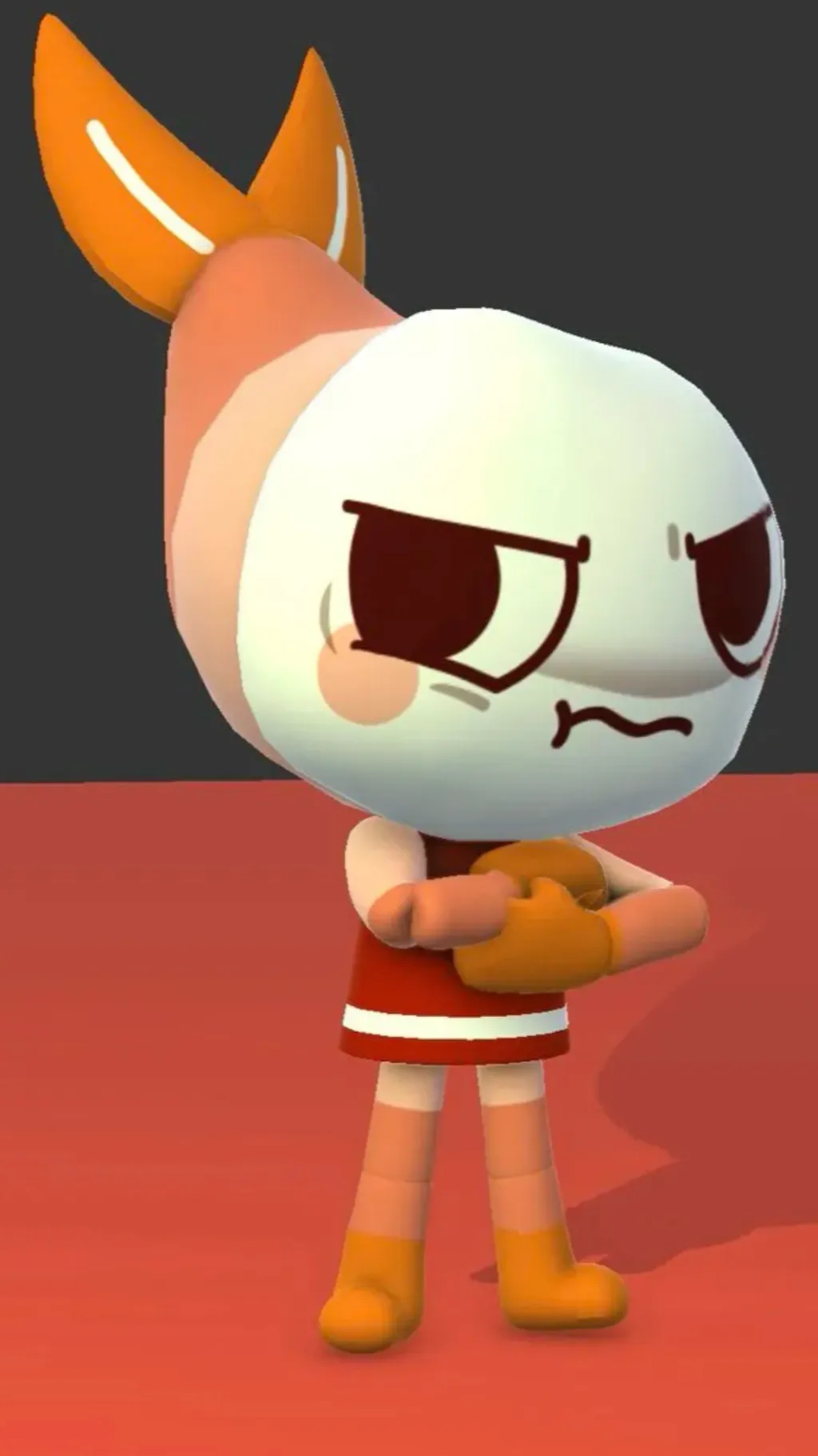 ai character: Shrimpo background