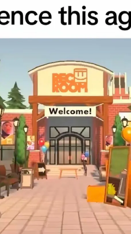 ai character: ￼ RIP Rec Room background