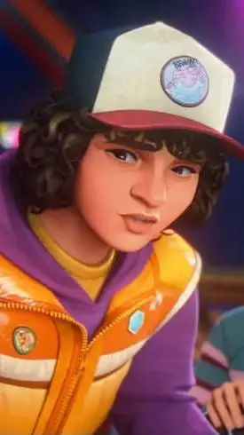 ai character: Dustin H. TO85 background