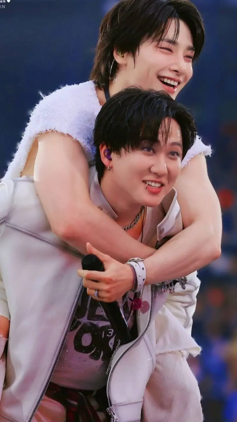 ai character: JEONGIN X CHANBIN  background