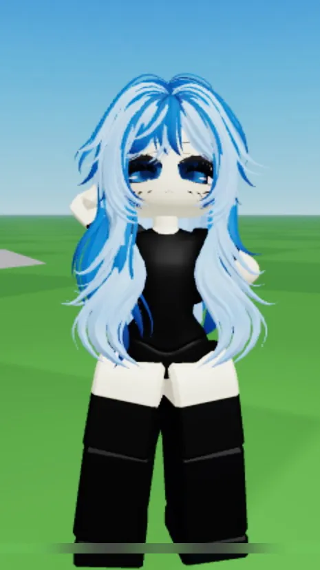 ai character: Shinso x Aqua background