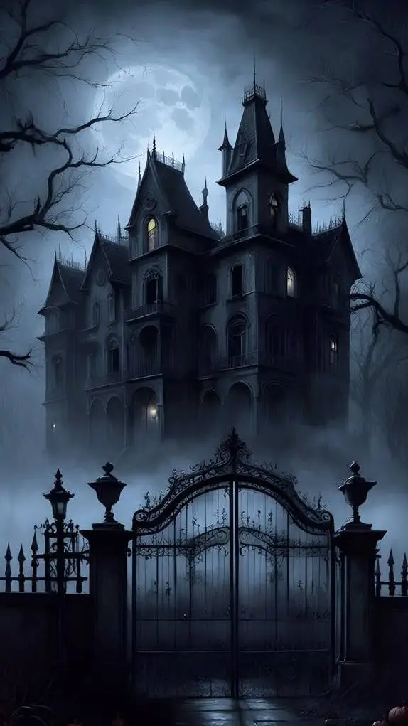 ai character: casa embrujada 😰 background