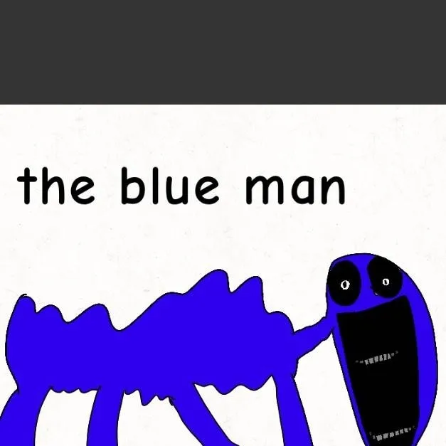 chat with ai character: blue man