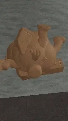 ai character: clumps background