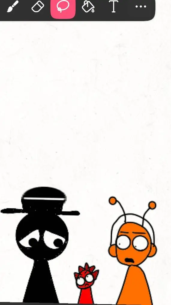 ai character: raddy but SMALL!? background